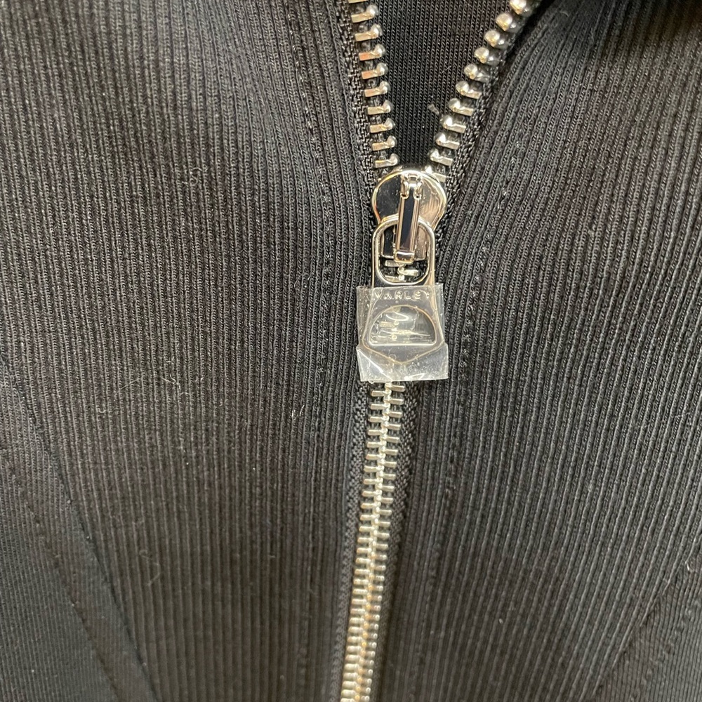 Varley Ribbed Black Zip-Up Jacket - Picture 4 of 7